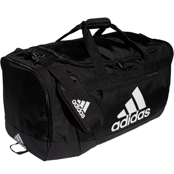 adidas Other - NWT Mens adidas Black Defender 4.0 Duffel Durable LARGE Athletic Gym Travel Bag